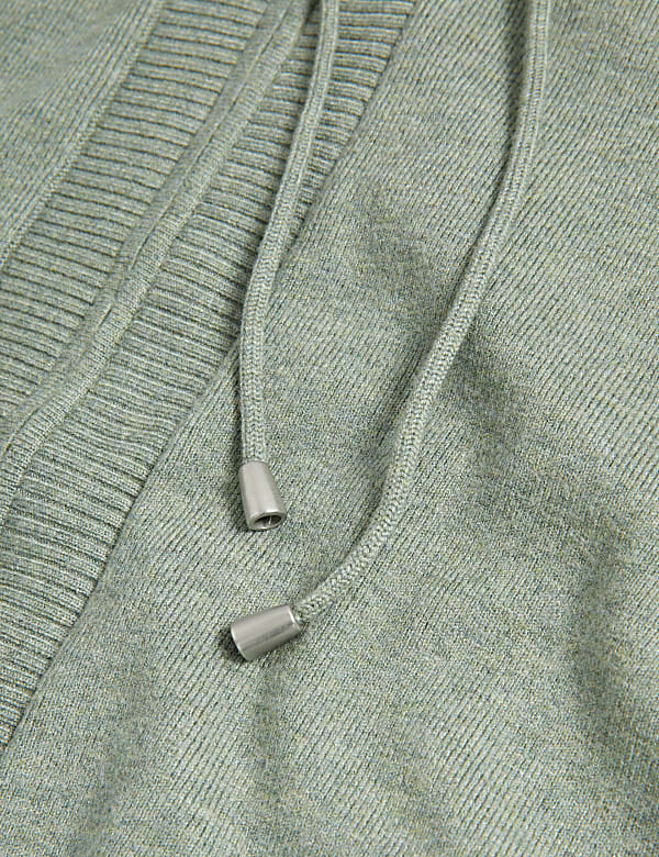 Soft Touch Textured Zip Up Relaxed Hoodie