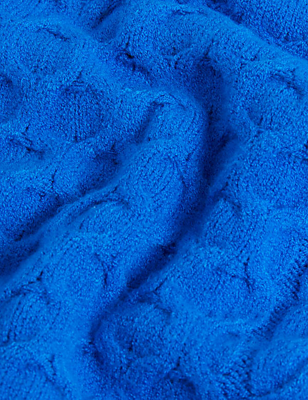 Soft Touch Textured Funnel Neck Jumper
