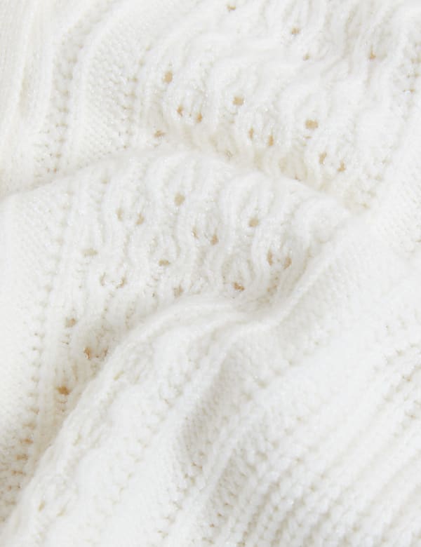 Soft Touch Cable Knit Collared Cardigan