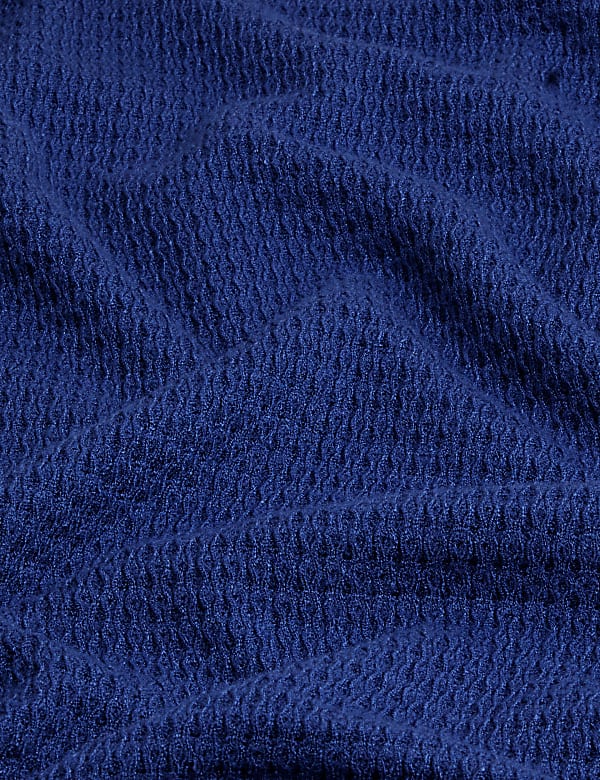 Soft Touch Textured V-Neck Relaxed Jumper