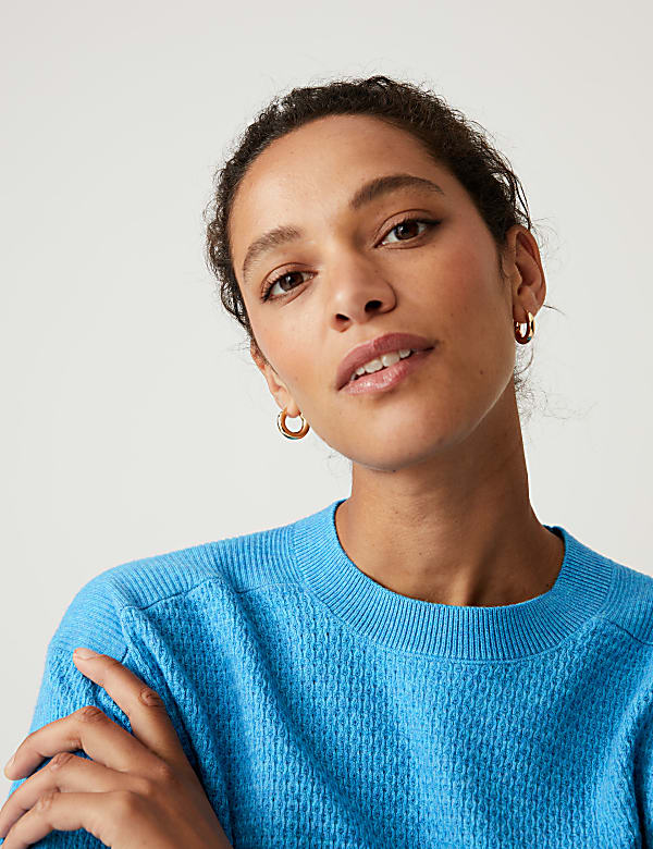 Soft Touch Textured Relaxed Jumper