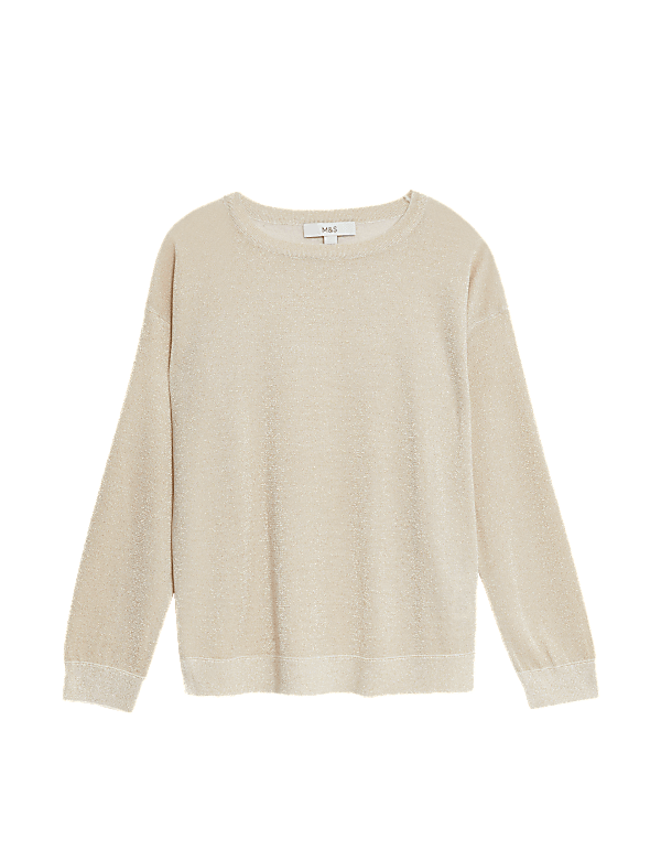 Sparkly Crew Neck Jumper