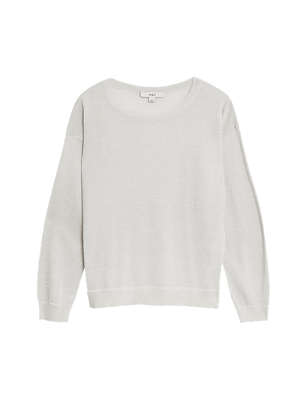 Sparkly Crew Neck Jumper