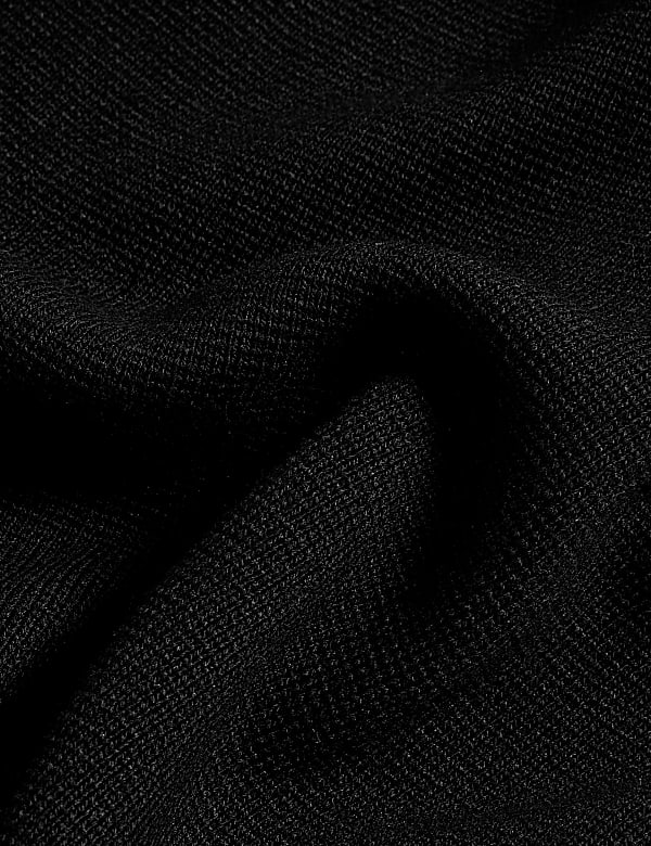 Textured Crew Neck Button Front Cardigan