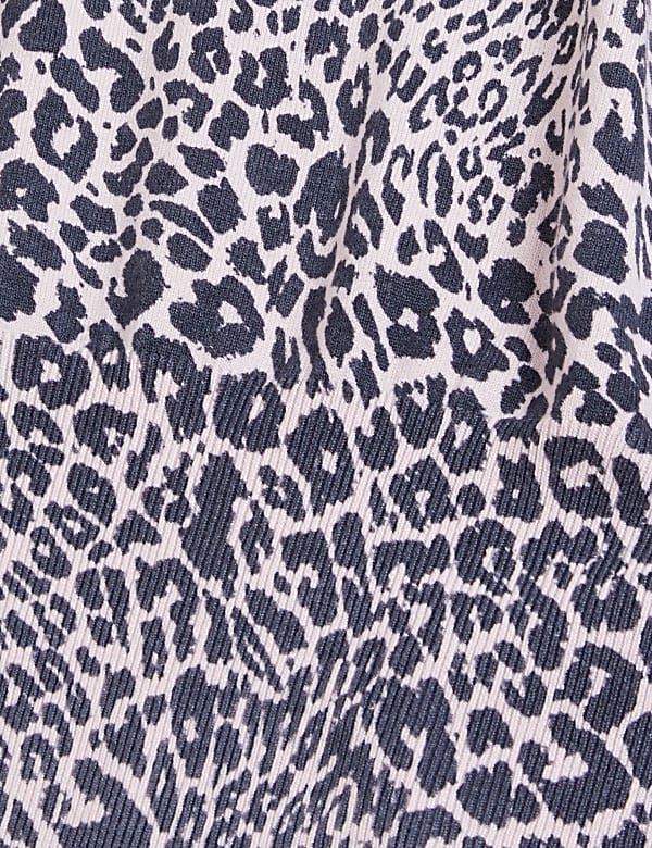 Animal Print Crew Neck Jumper
