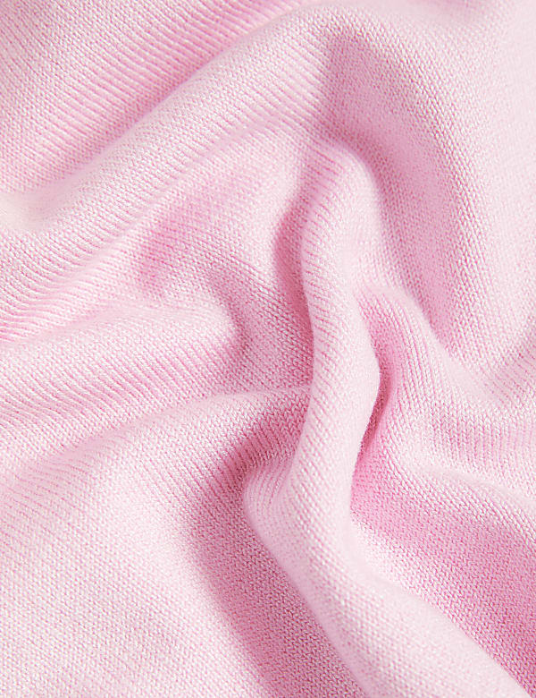 Crew Neck Button Front Cardigan
