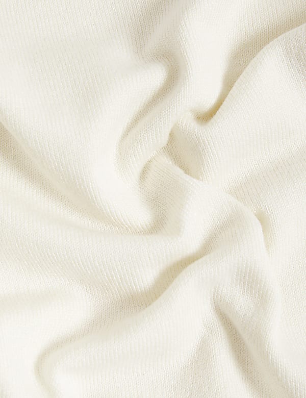 Crew Neck Button Front Cardigan