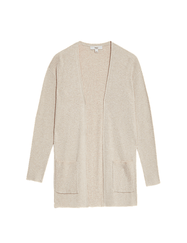 Ribbed Edge to Edge Longline Cardigan