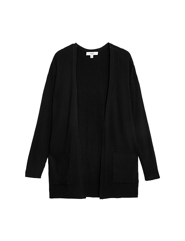 Ribbed Edge to Edge Longline Cardigan