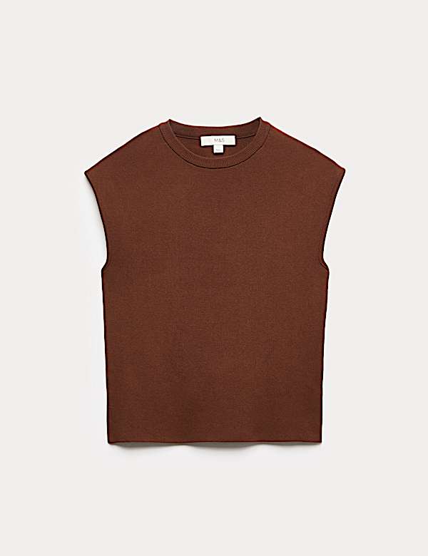 Camiseta de punto de escote cerrado - US