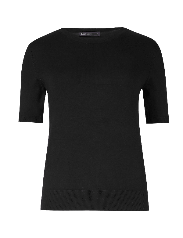 Marks and spencer short sleeve jumpers outlet