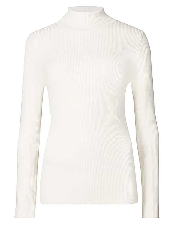 Ribbed Roll Neck Jumper