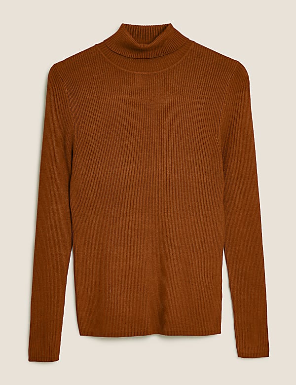 Jersey de cuello vuelto acanalado - ES