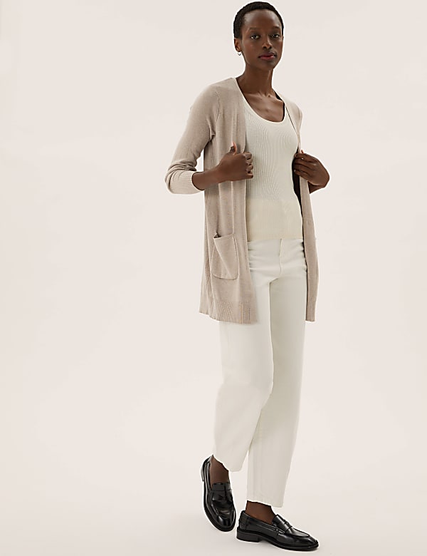 Relaxed Longline Cardigan