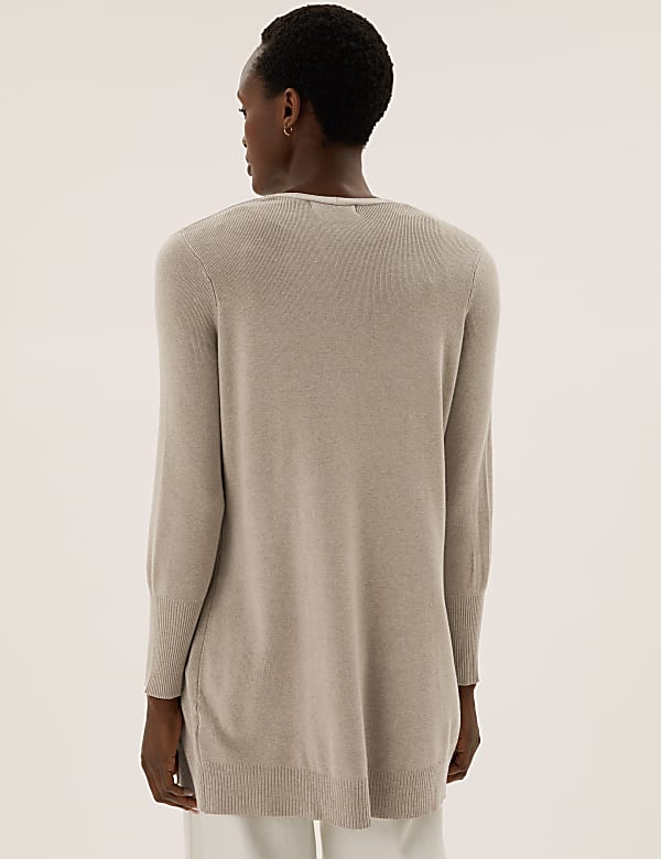 Relaxed Longline Cardigan
