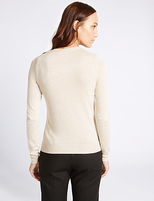 Round Neck Cardigan