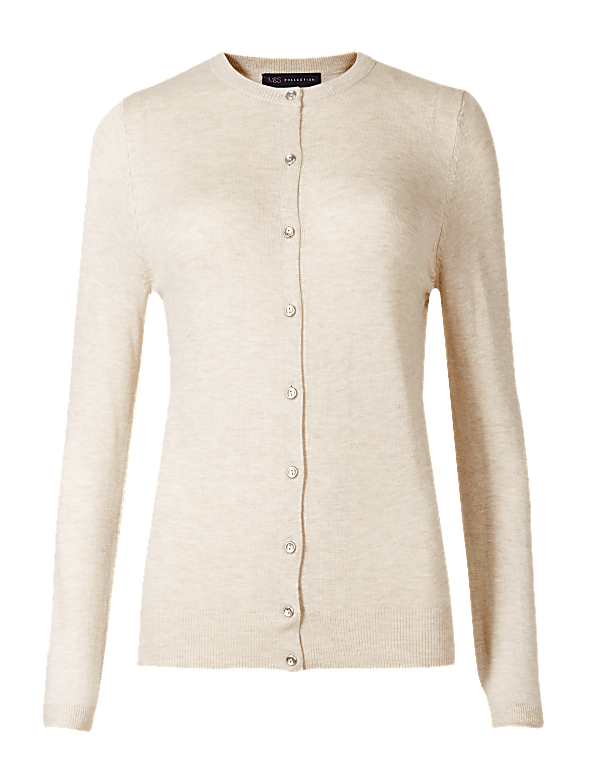 Round Neck Cardigan