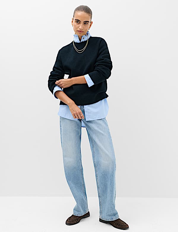 Crew Neck Relaxed Jumper
