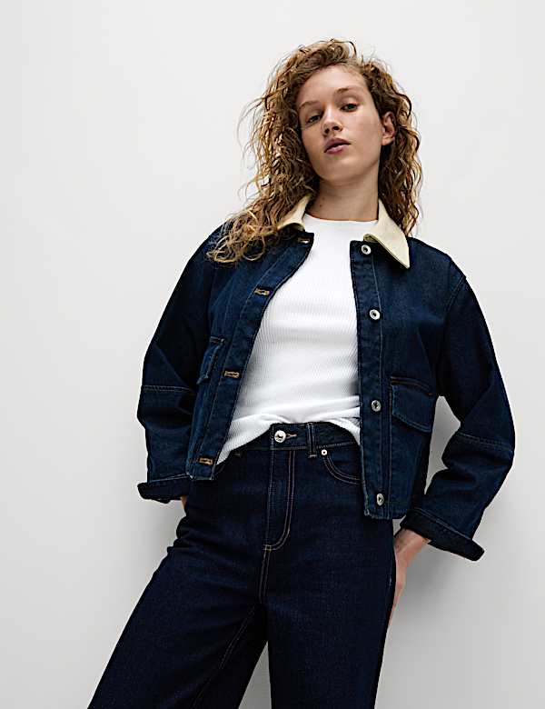 Ribbed Crew Neck Knitted Top - VN