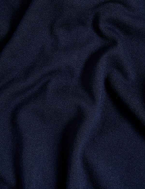 Crew Neck Button Front Cardigan