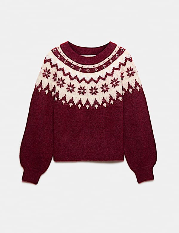 Star Fair Isle Jumper with Wool - US