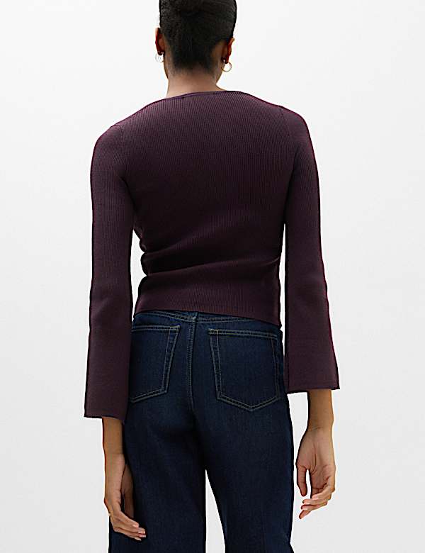 Ribbed Slim Fit Cardigan - CZ