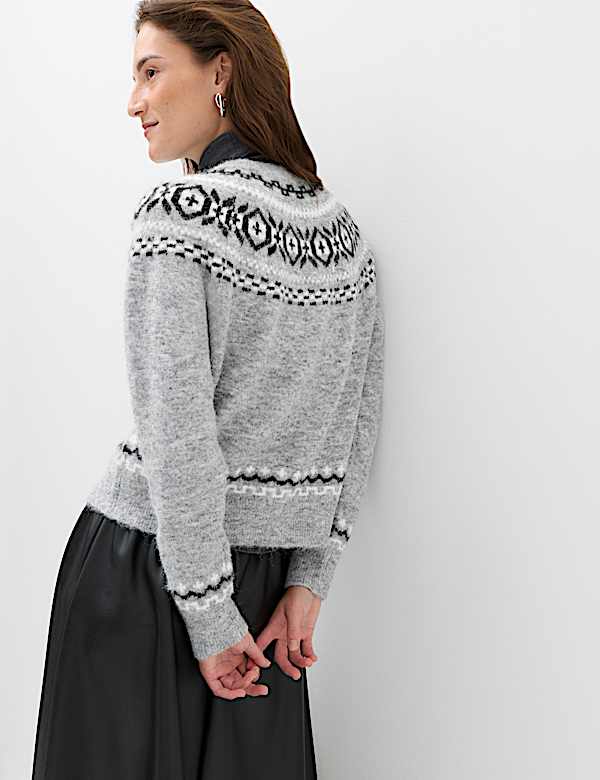 Fair Isle Crew Neck Christmas Jumper - JO