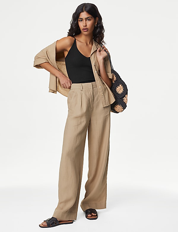 Ribbed V-Neck Knitted Vest