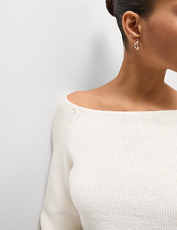 Cotton-Rich Textured Top - CA