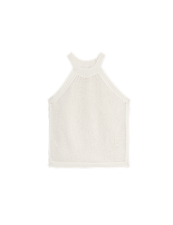 Cotton Rich Textured Knitted Top