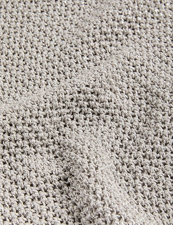 Cotton Rich Textured Knitted Top