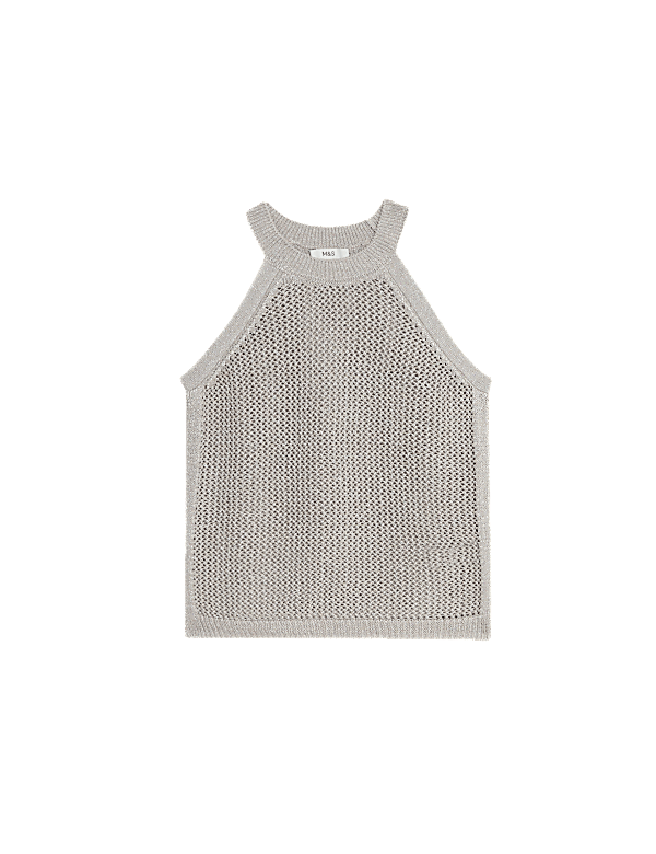 Cotton Rich Textured Knitted Top