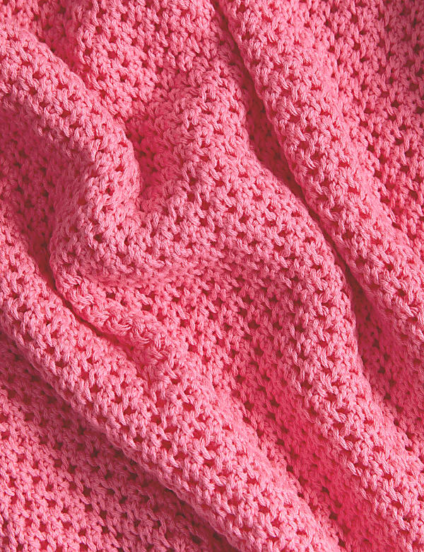 Pure Cotton Textured Jumper
