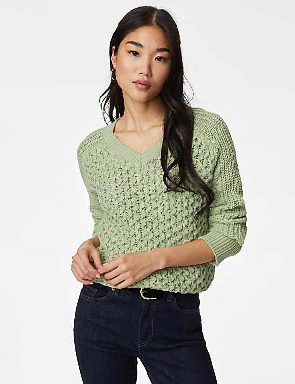 M&s cotton jumpers best sale