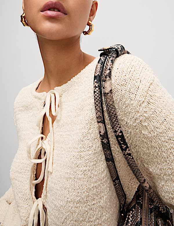 Gilet en coton texturé - CH