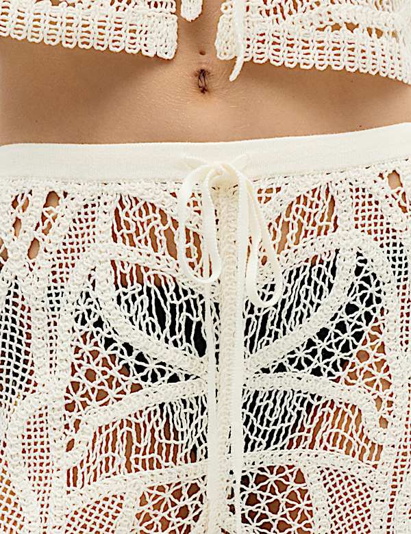 Crochet Style Knitted Trousers - MX