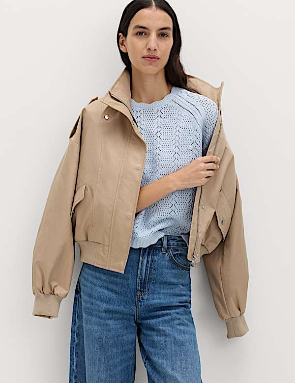 Cotton Rich Pointelle Scallop Edge Jumper - RO