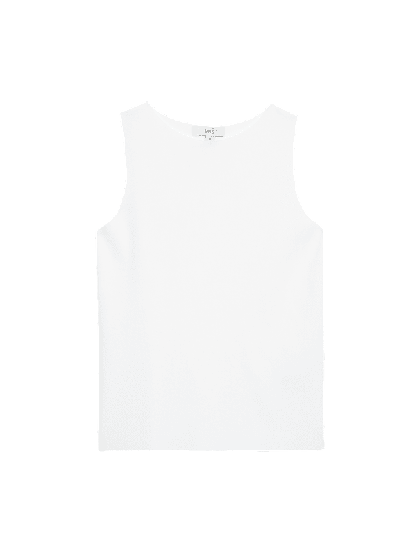 Crew Neck Knitted Vest
