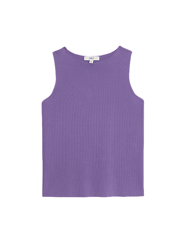 Crew Neck Knitted Vest