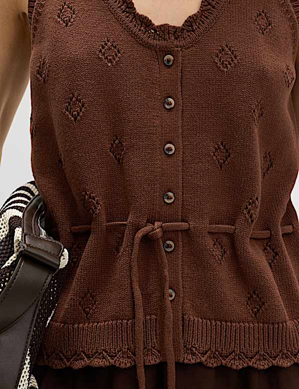 Maillot de corps court en maille textur&eacute;e 100 % coton - BE