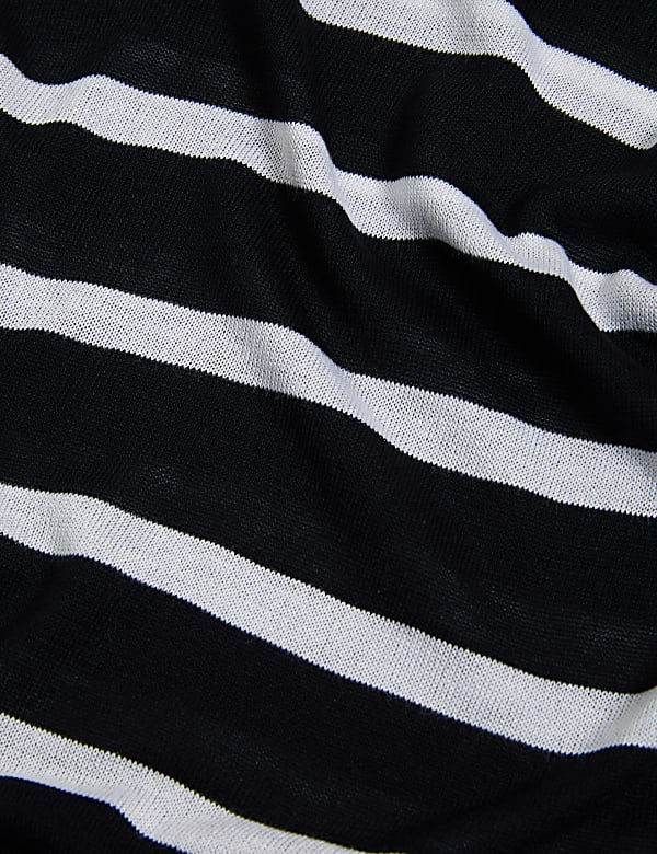 Lightweight Striped Crew Neck Jumper