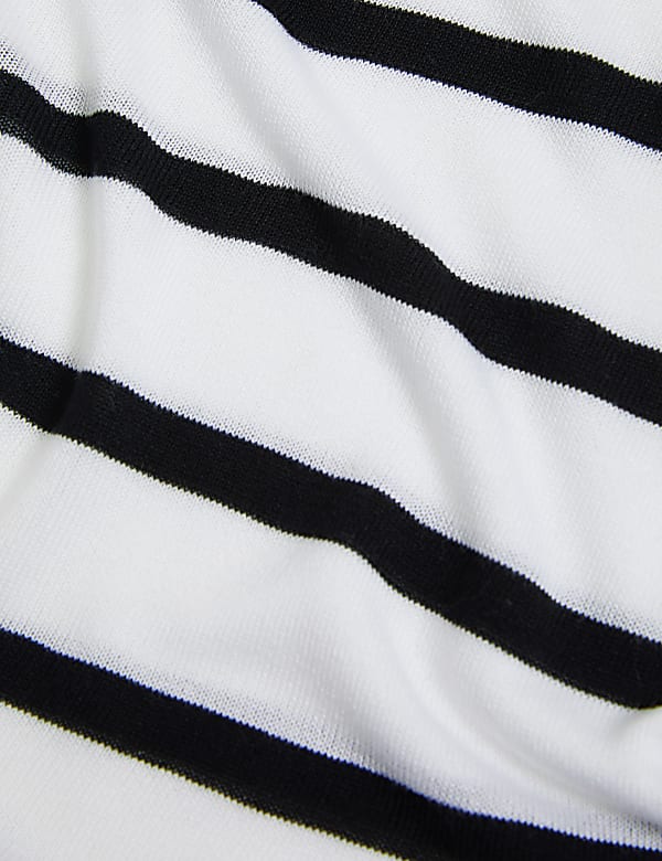 Lightweight Striped Crew Neck Jumper