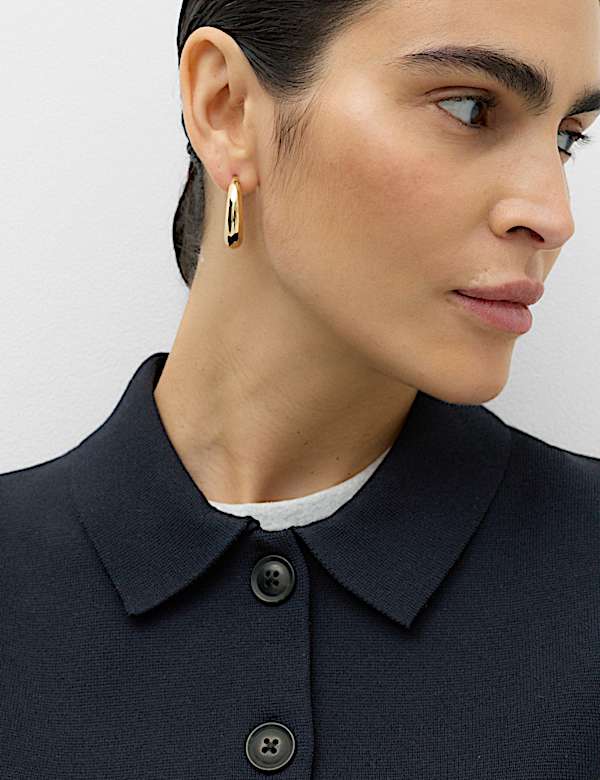 Wool Rich Collared Pocket Detail Jacket - CH