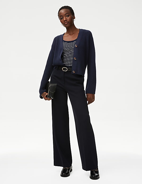 Navy cardigan m&s discount