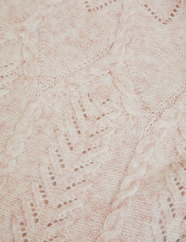 Cable Knit Pointelle Jumper