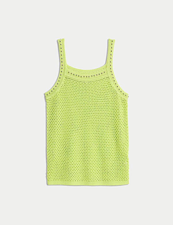 Rompi Rajut Slim Fit dengan Hiasan - ID