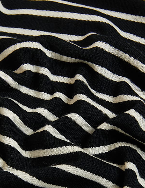 Pure Merino Wool Striped Jumper
