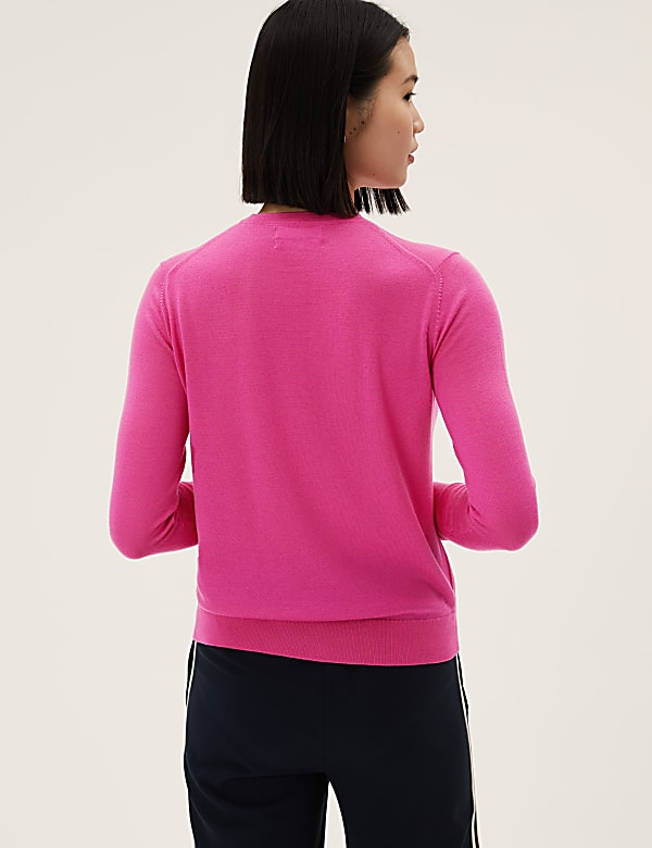Pure Merino Wool Crew Neck Jumper