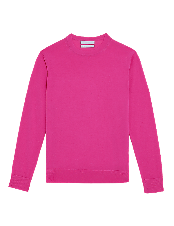 Pure Merino Wool Crew Neck Jumper