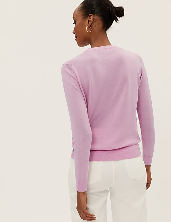 Pure Merino Wool Crew Neck Jumper